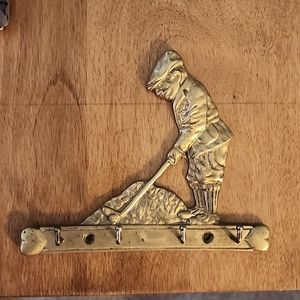 Vintage Brass Key Holder